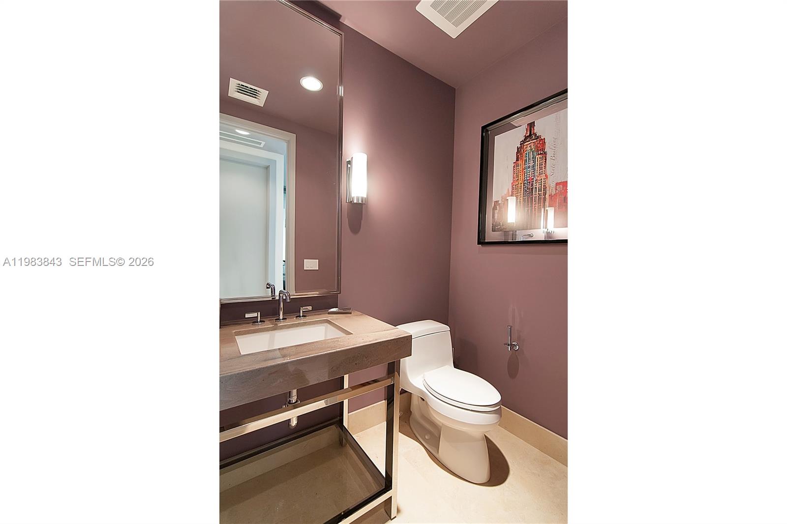 Photo of 9705 Collins Ave  #505N, Bal Harbour, Florida, 33154 - Guest bathroom