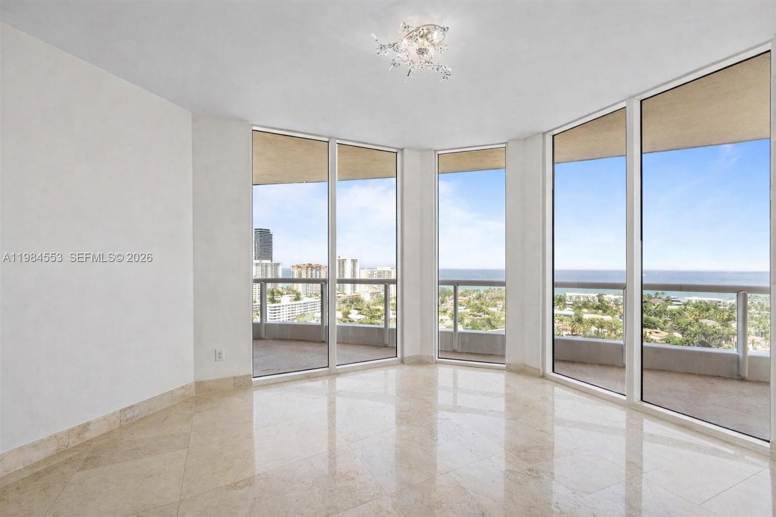 Photo of 21200 Point Pl  #1901, Aventura, Florida, 33180 - Furniture has been digitally removed to show the space unfurnished