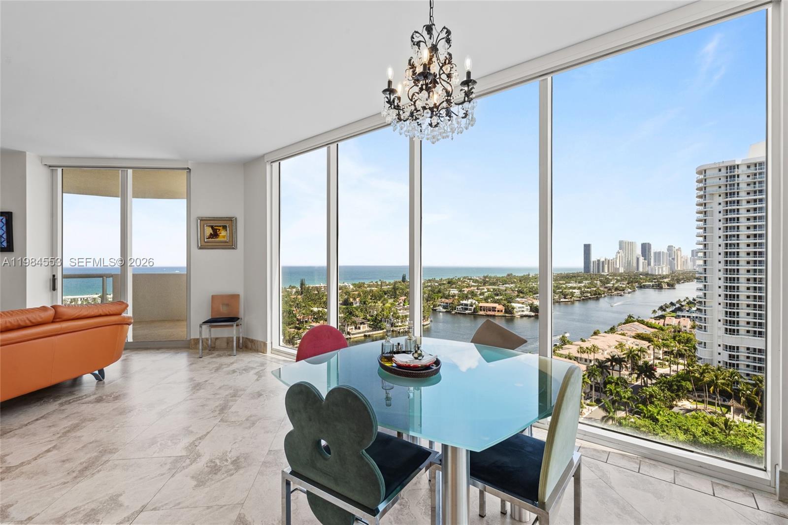 Photo of 21200 Point Pl  #1901, Aventura, Florida, 33180 - Furniture has been digitally removed to show the space unfurnished