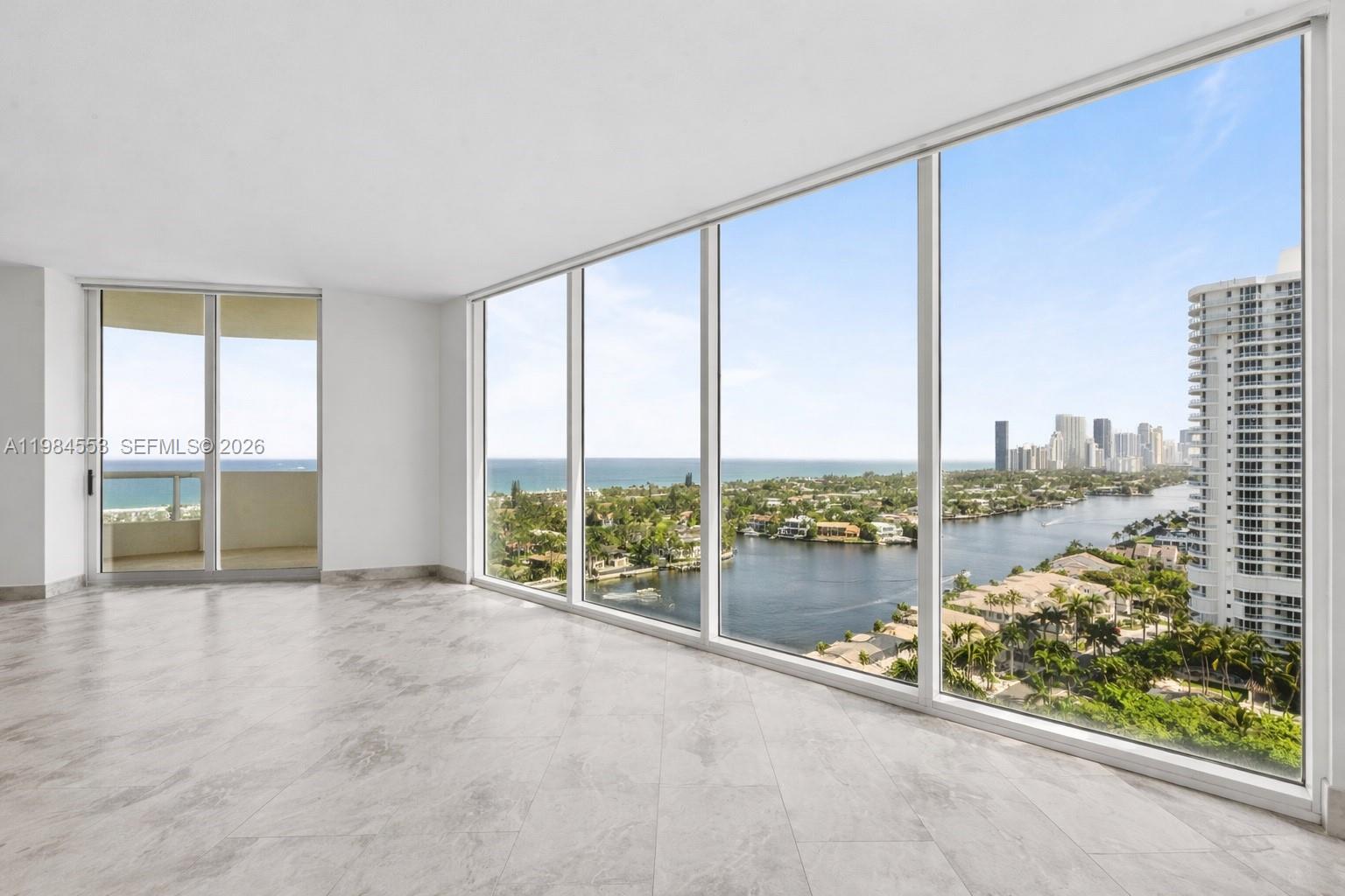 Photo of 21200 Point Pl  #1901, Aventura, Florida, 33180 - Furniture has been digitally removed to show the space unfurnished