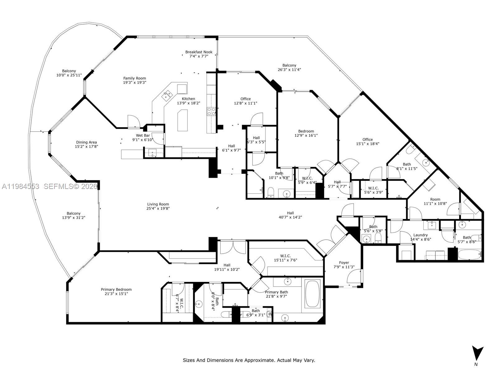 Photo of 21200 Point Pl  #1901, Aventura, Florida, 33180 - 