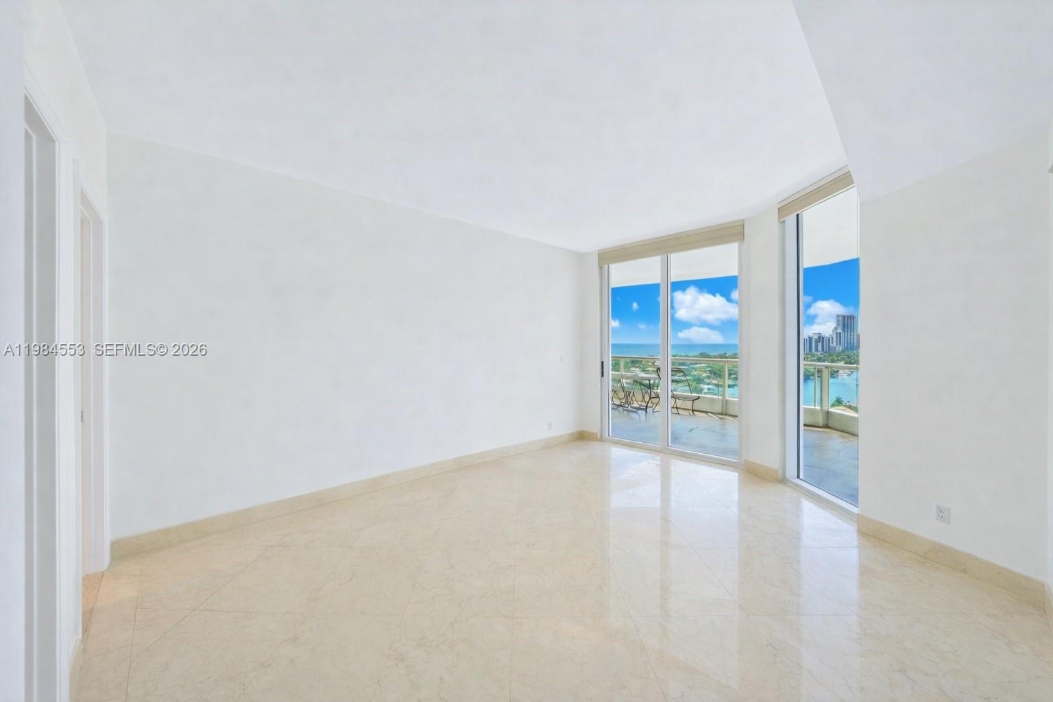 Photo of 21200 Point Pl  #1901, Aventura, Florida, 33180 - Furniture has been digitally removed to show the space unfurnished