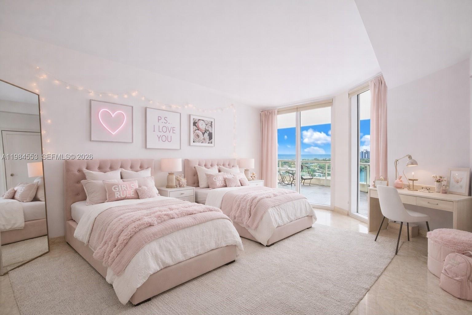 Photo of 21200 Point Pl  #1901, Aventura, Florida, 33180 - This image has been virtually staged to showcase how the space can look with modern furniture