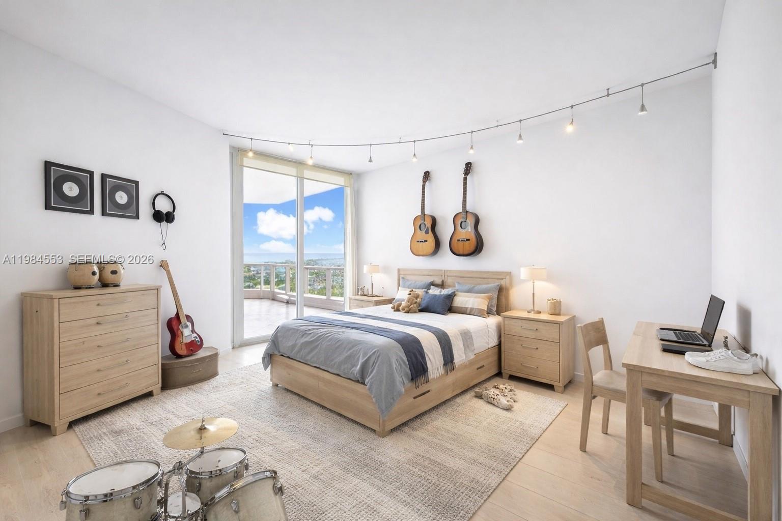 Photo of 21200 Point Pl  #1901, Aventura, Florida, 33180 - This image has been virtually staged to showcase how the space can look with modern furniture