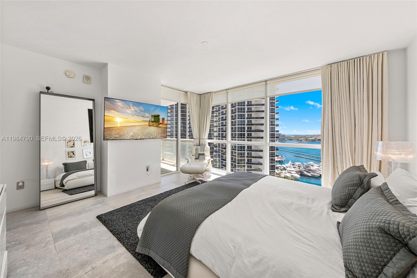 Photo of 450 Alton Rd  #1507, Miami Beach, Florida, 33139 - MASTER BEDROOM