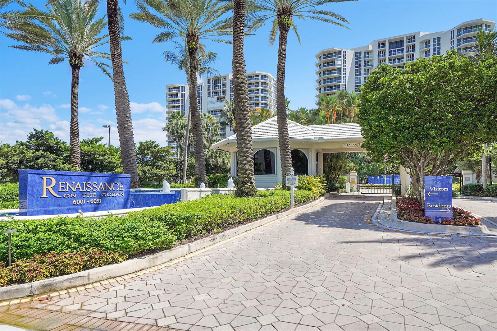 Photo of 6051 Ocean  #1003, Hollywood, Florida, 33019 - 2 entrance gate