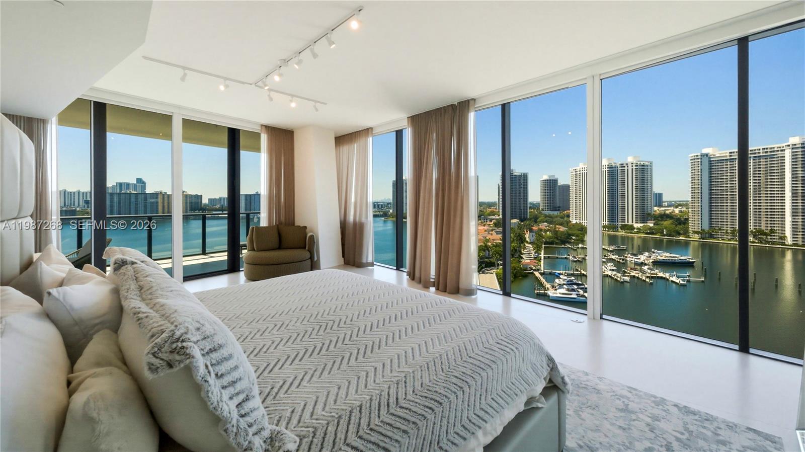 Photo of 5000 Island Estates Dr  #1201, Aventura, Florida, 33160 - Master Bedroom