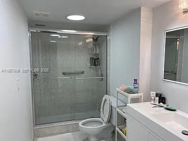 Photo of 600 Three Islands Blvd  #1113, Hallandale Beach, Florida, 33009 - New Shower and vanity's