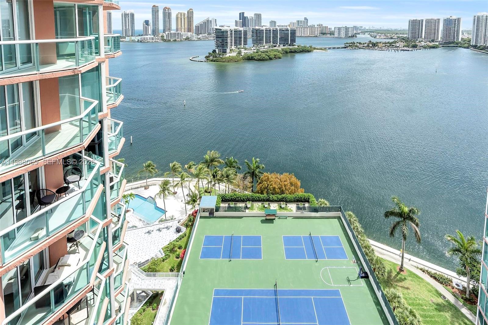 Photo of 3370 HIDDEN BAY DR  #2210, Aventura, Florida, 33180 - View from the balcony