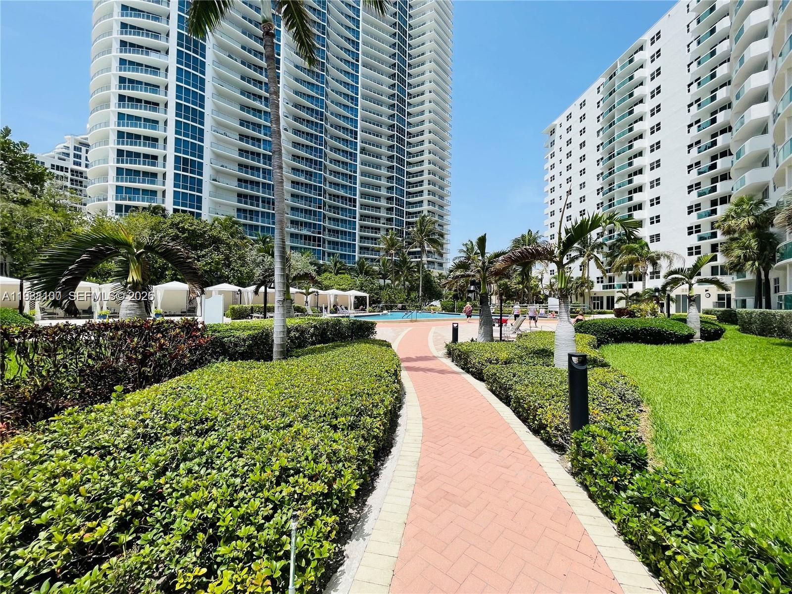 Photo of 3001 Ocean Dr #101, Hollywood, Florida, 33019 - To pool area