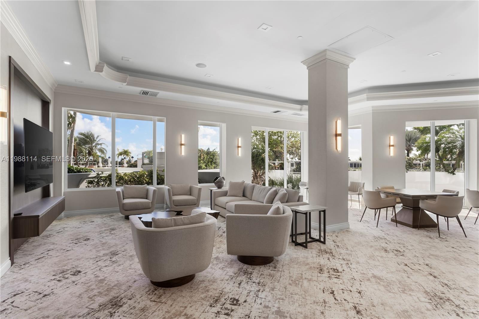 Photo of 3802 207th St  #1001, Aventura, Florida, 33180 - Resident's Lounge