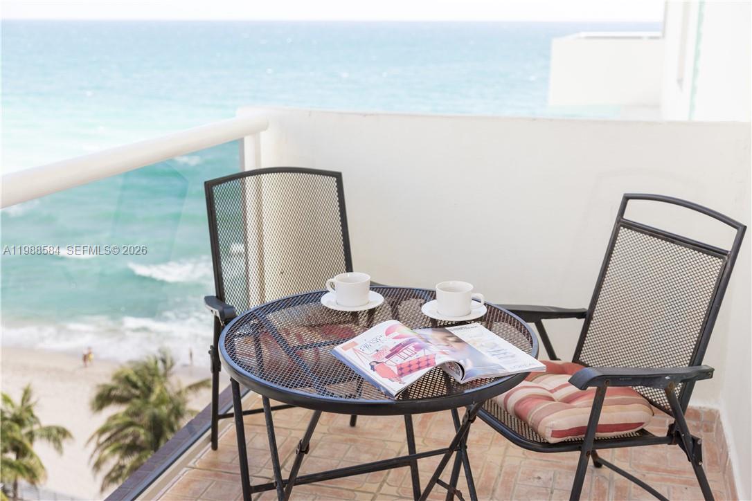 Photo of 3725 Ocean Dr  #1003, Hollywood, Florida, 33019 - Ocean View from the Balcony