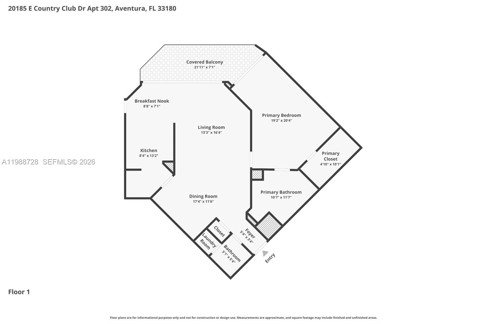 Photo of 20185 Country Club Dr  #302, Aventura, Florida, 33180 - 