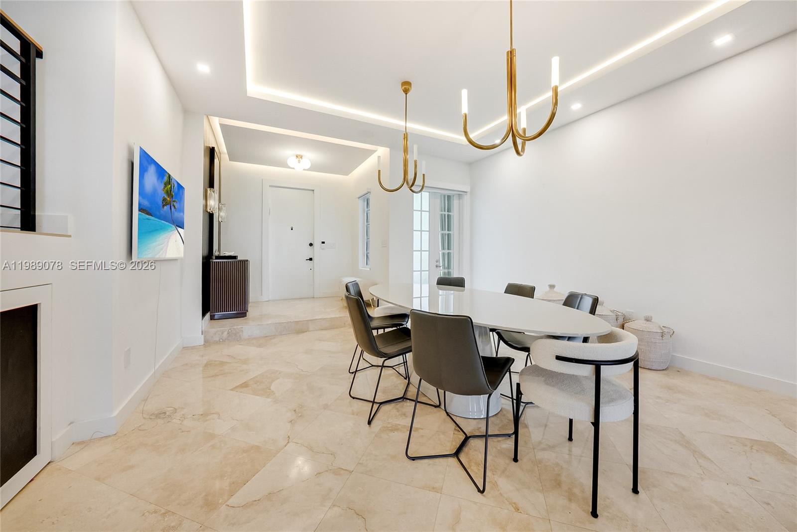 Photo of 20765 32nd Ave  (20765), Aventura, Florida, 33180 - Modern dining room welcomes you to this modern home in Aventura Lakes
