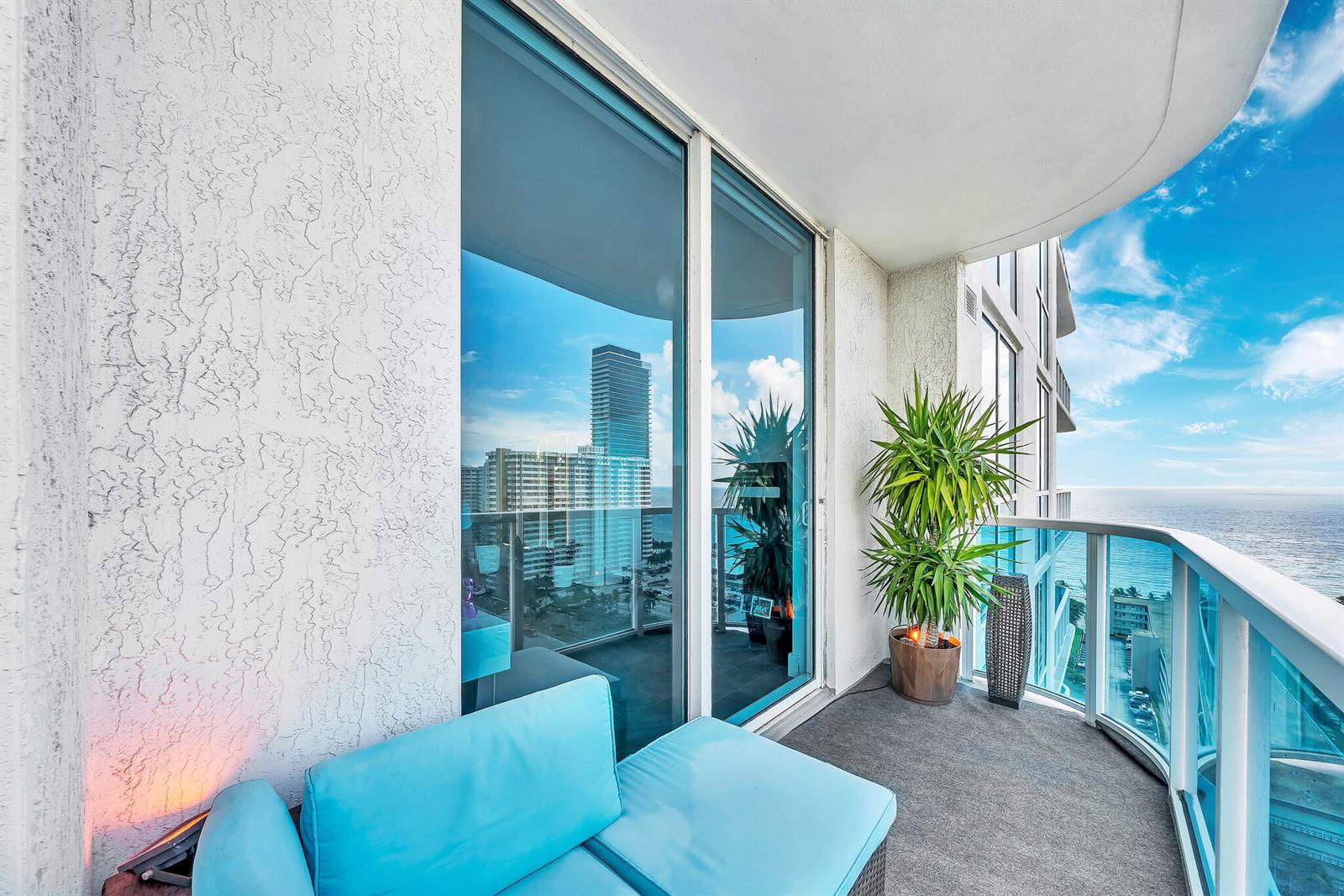 Photo of 1945 Ocean #1803, Hallandale Beach, Florida, 33009 - 9 Balcony (4)