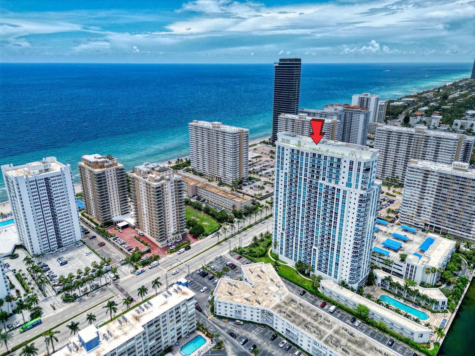Photo of 1945 Ocean #1803, Hallandale Beach, Florida, 33009 - 1 Aerial Views (6)