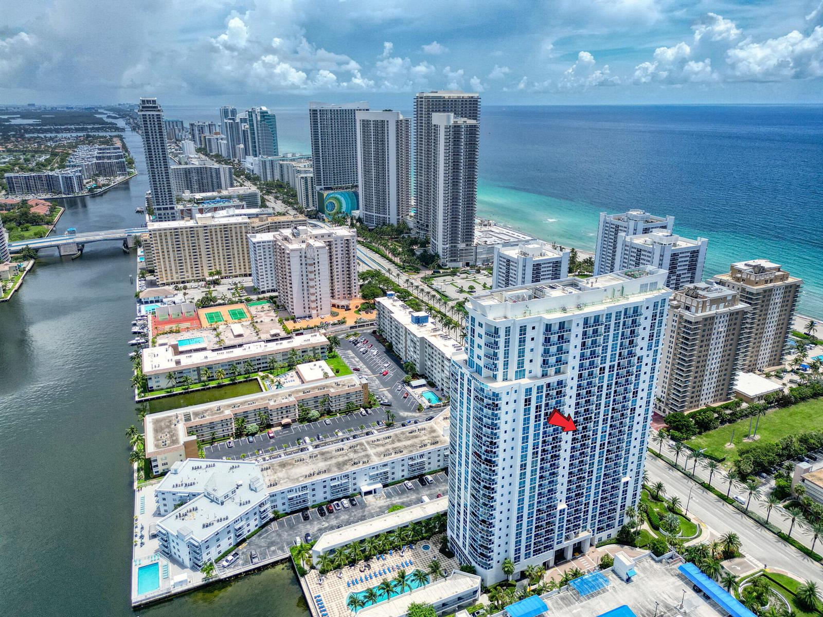 Photo of 1945 Ocean #1803, Hallandale Beach, Florida, 33009 - 1 Aerial Views (3)