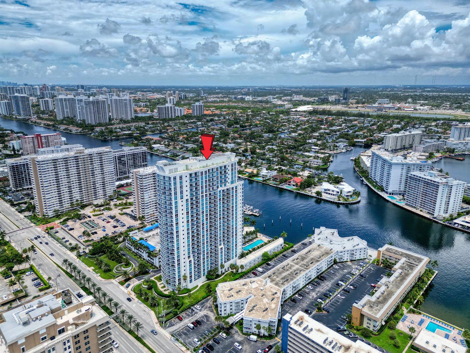 Photo of 1945 Ocean #1803, Hallandale Beach, Florida, 33009 - 1 Aerial Views (8)