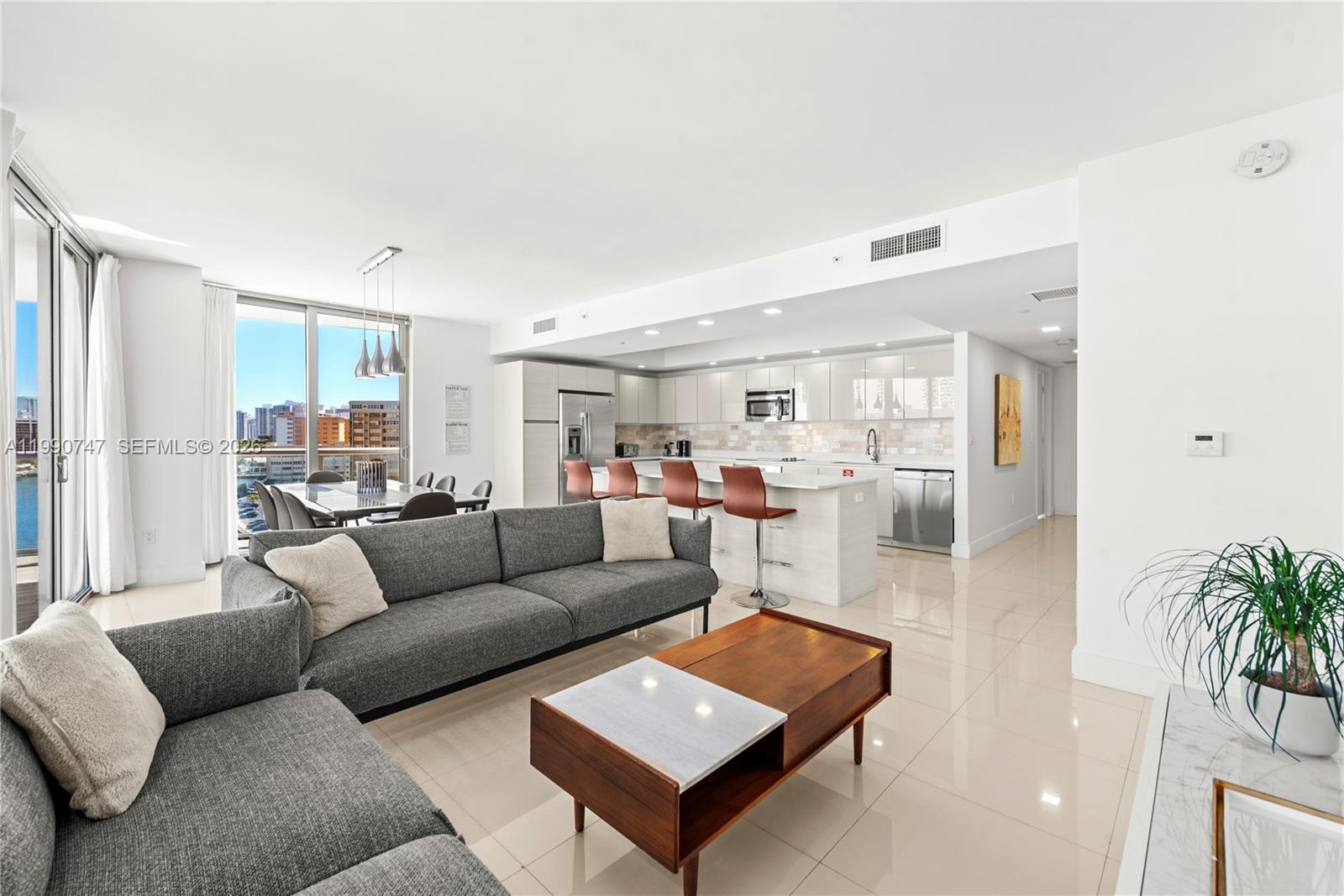 Photo of 2600 Hallandale Beach Blvd  #T1001, Hallandale Beach, Florida, 33009 - Large Windows with Lots of Natural Lighting