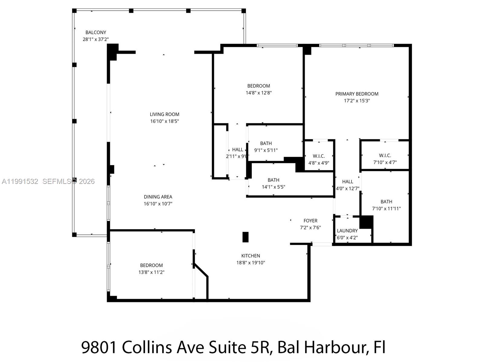 Photo of 9801 Collins Ave  #5R, Bal Harbour, Florida, 33154 - 