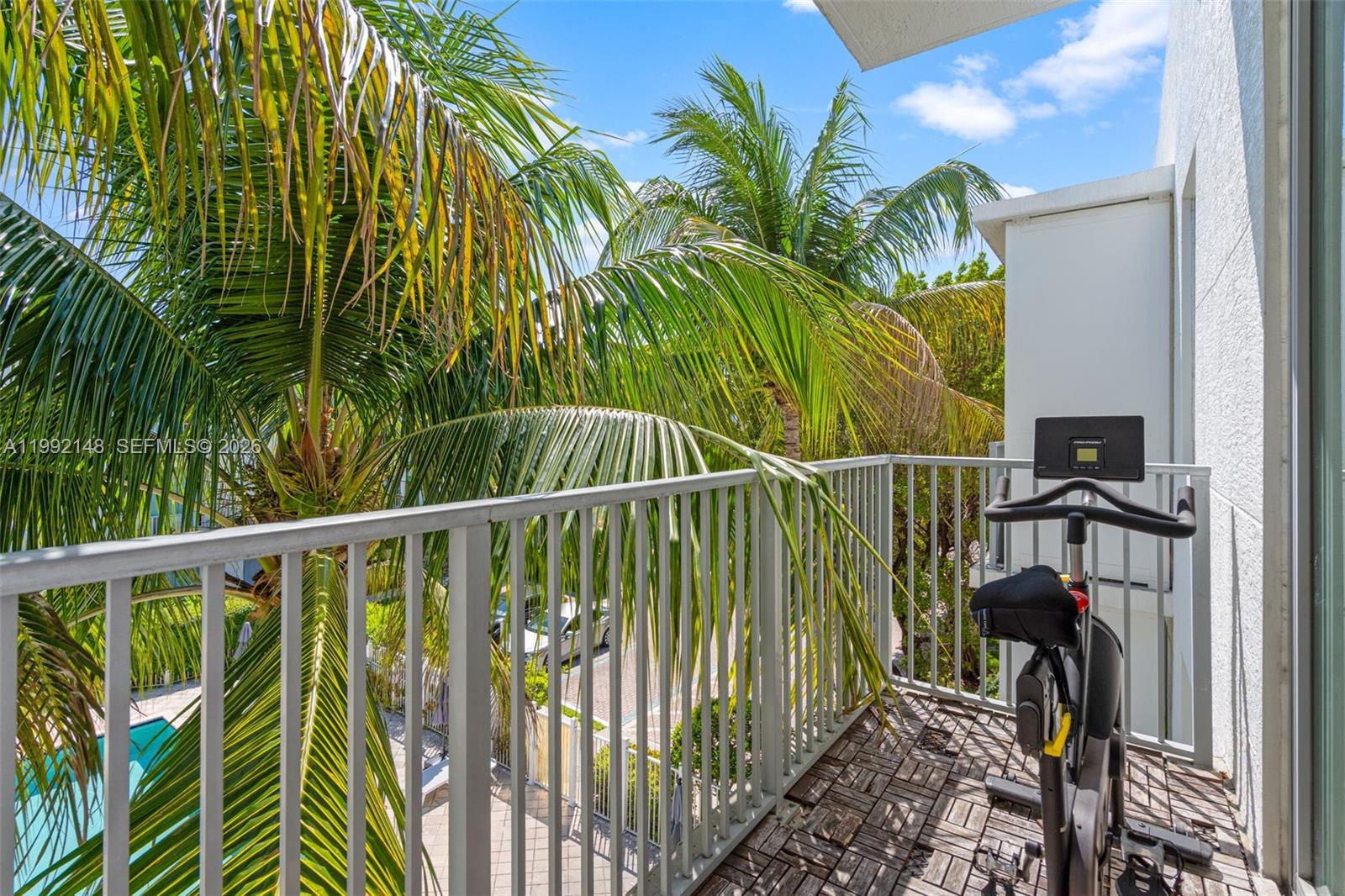 Photo of 2134 Van Buren St (2134), Hollywood, Florida, 33020 - Balcony with pool view