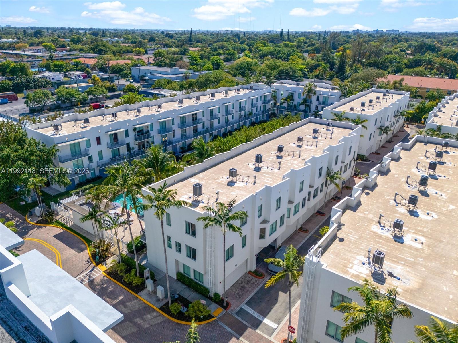Photo of 2134 Van Buren St (2134), Hollywood, Florida, 33020 - Aerial of townhome community