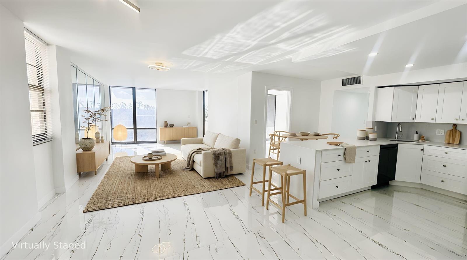 Photo of 1600 Ocean  #4a, Hollywood, Florida, 33019 - Virtually Staged