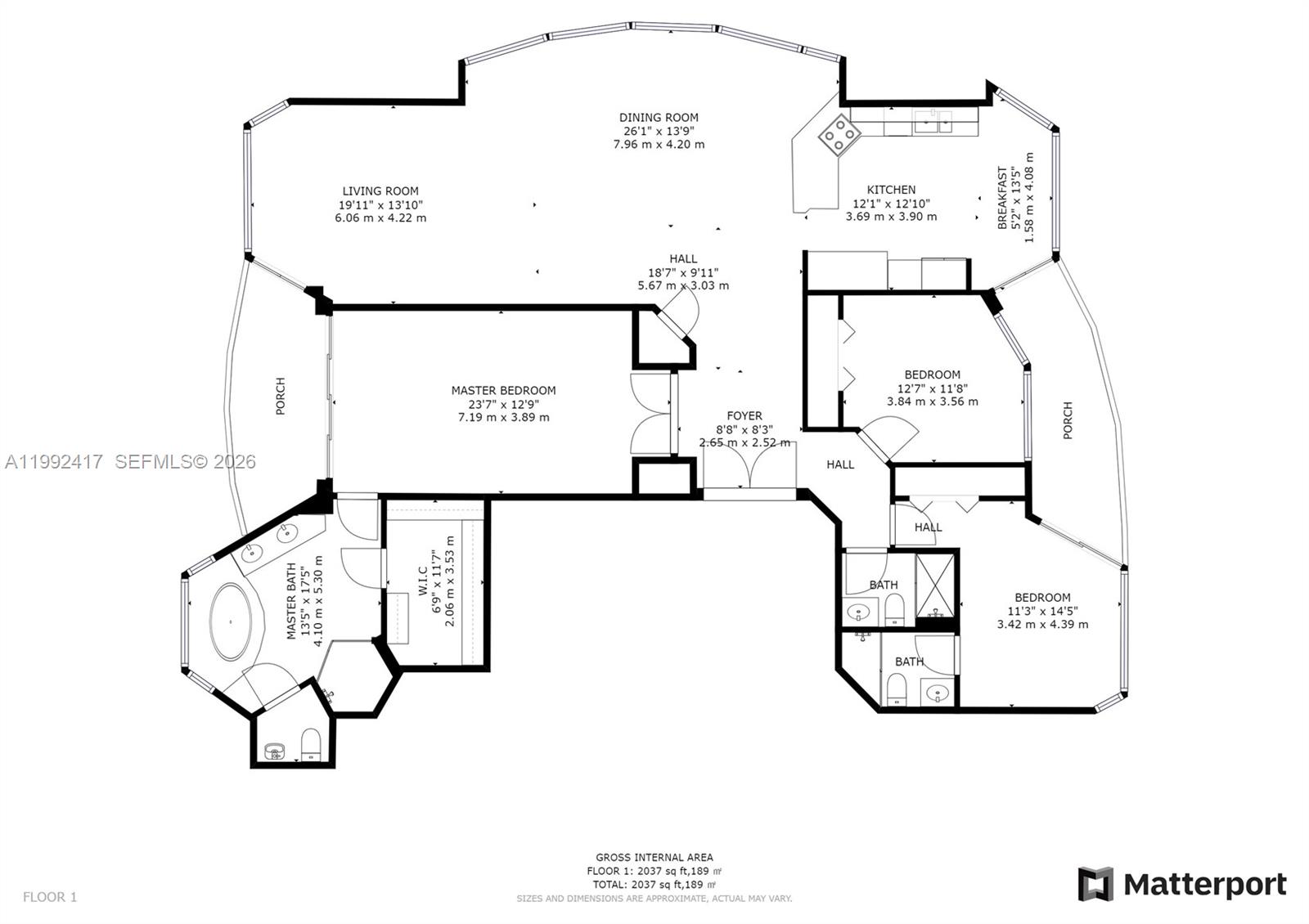 Photo of 17555 Collins Ave  #2601, Sunny Isles Beach, Florida, 33160 - 