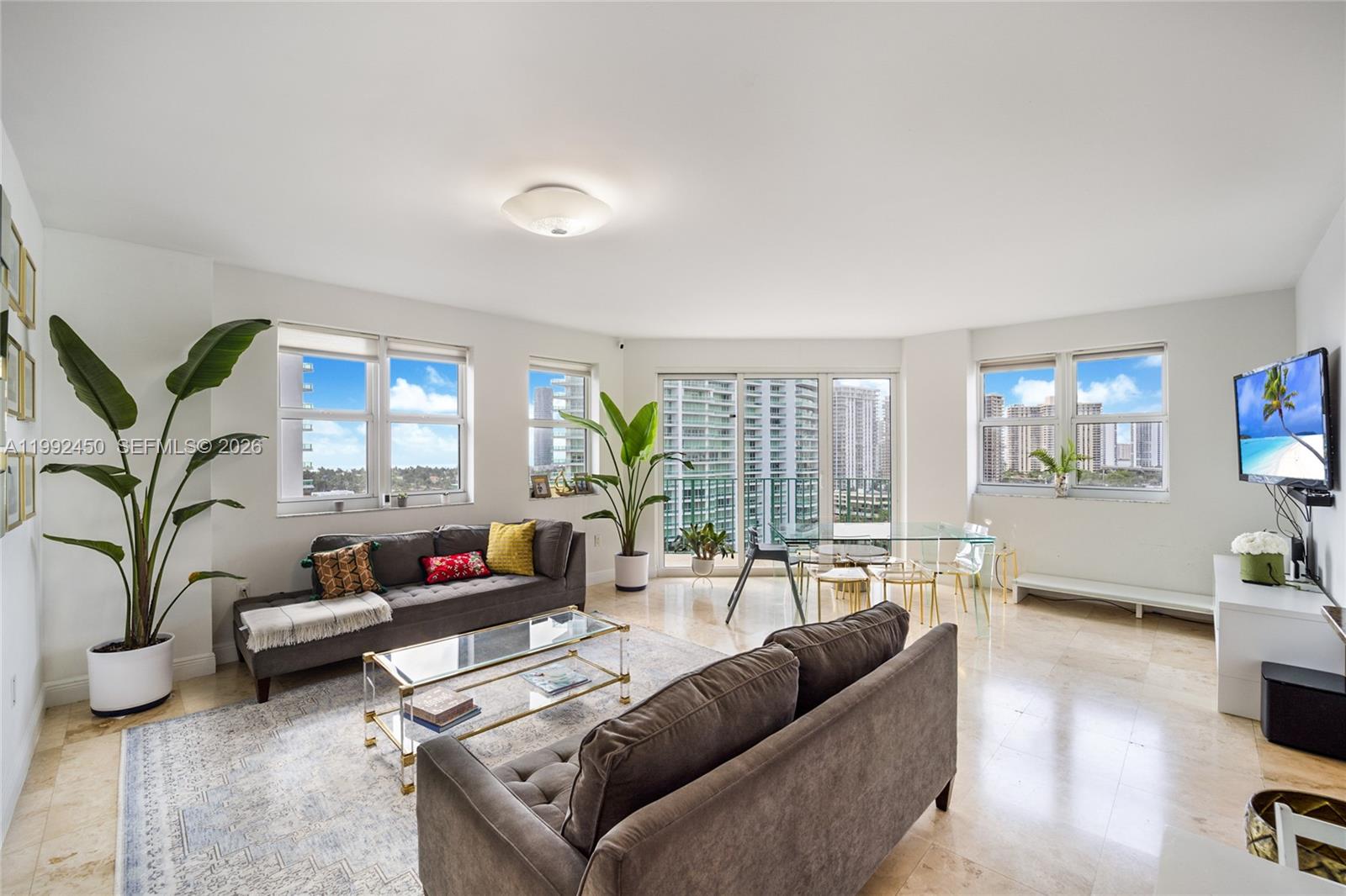 Photo of 20000 Country Club Dr  #1211, Aventura, Florida, 33180 - Living Area