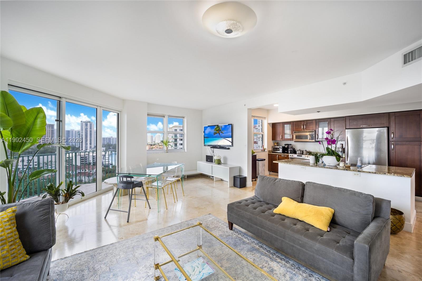 Photo of 20000 Country Club Dr  #1211, Aventura, Florida, 33180 - Living Area