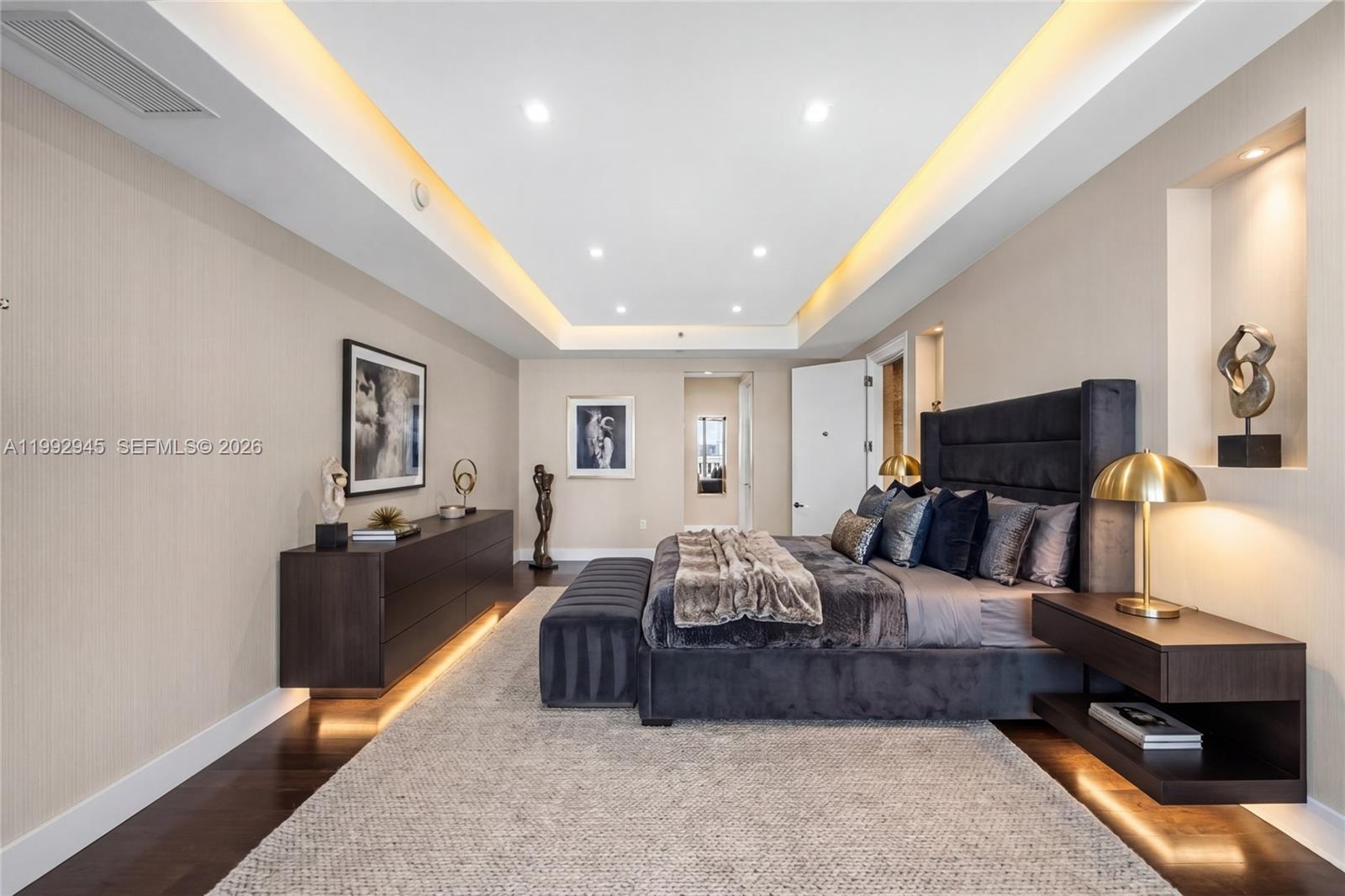 Photo of 9703 Collins Ave  #600, Bal Harbour, Florida, 33154 - Staged option for the 2nd bedroom