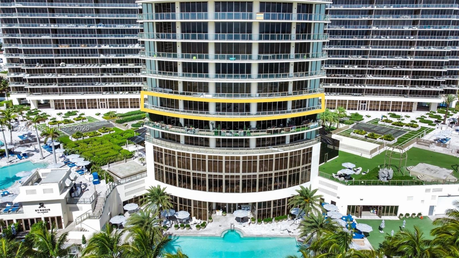 Photo of 9703 Collins Ave  #600, Bal Harbour, Florida, 33154 - Location of Unit 600