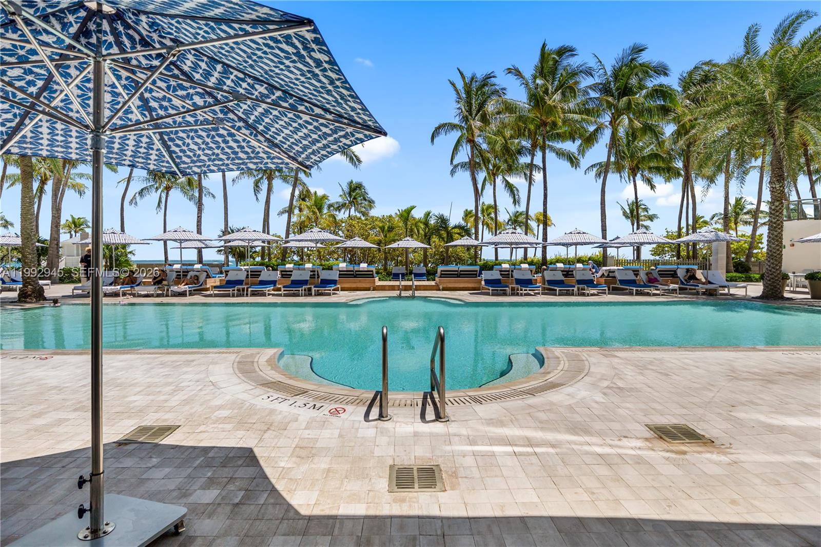 Photo of 9703 Collins Ave  #600, Bal Harbour, Florida, 33154 - Hotel Swimming Pool