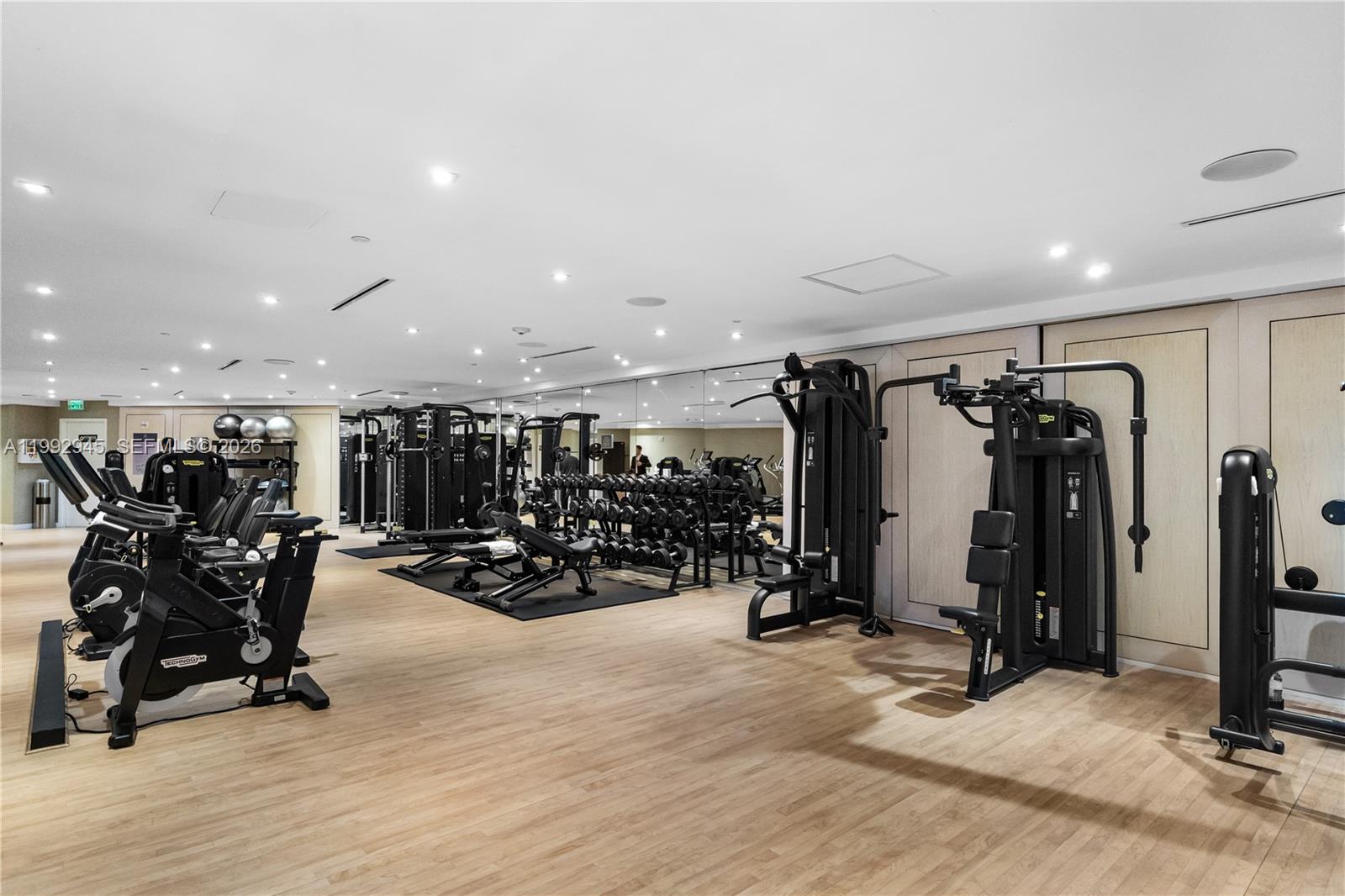 Photo of 9703 Collins Ave  #600, Bal Harbour, Florida, 33154 - St. Regis Private Residency Gym with Technogym Equipment