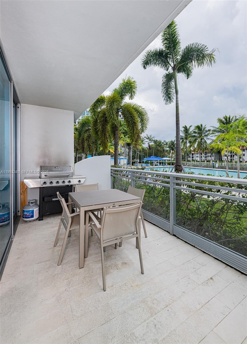 Photo of 2950 188th St  #139, Aventura, Florida, 33180 - Large Balcony /w Gas Grill (allowed by the building)