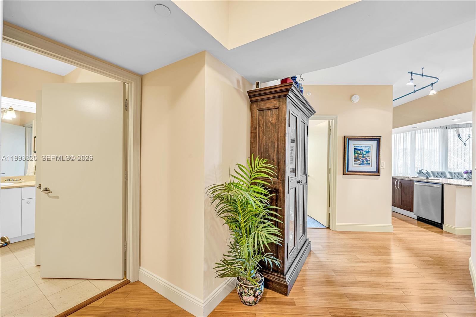 Photo of 20000 Country Club Dr  #508, Aventura, Florida, 33180 - entrance to powder room