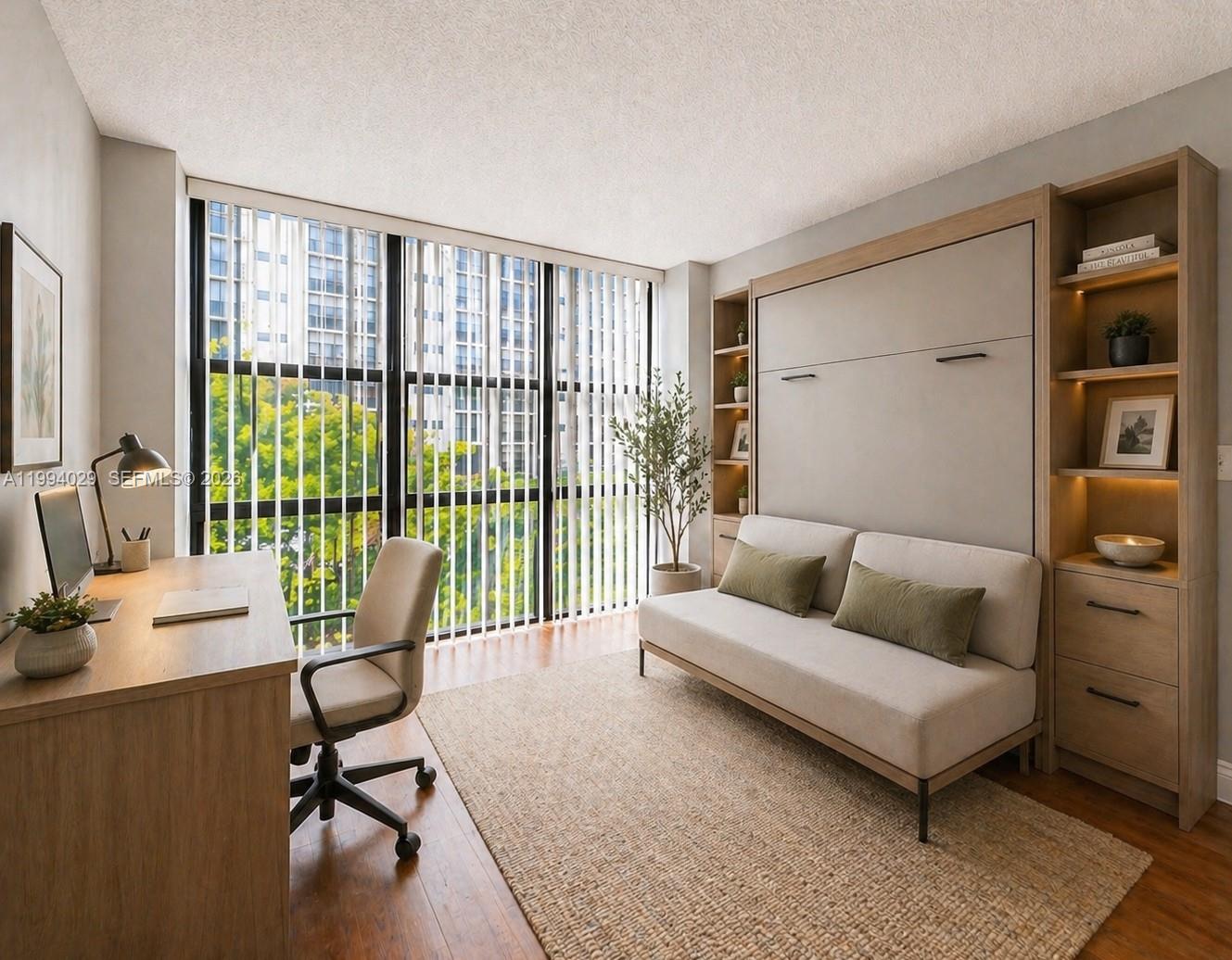 Photo of 17011 Bay Rd  #503, Sunny Isles Beach, Florida, 33160 - 2co. Bedroom staged