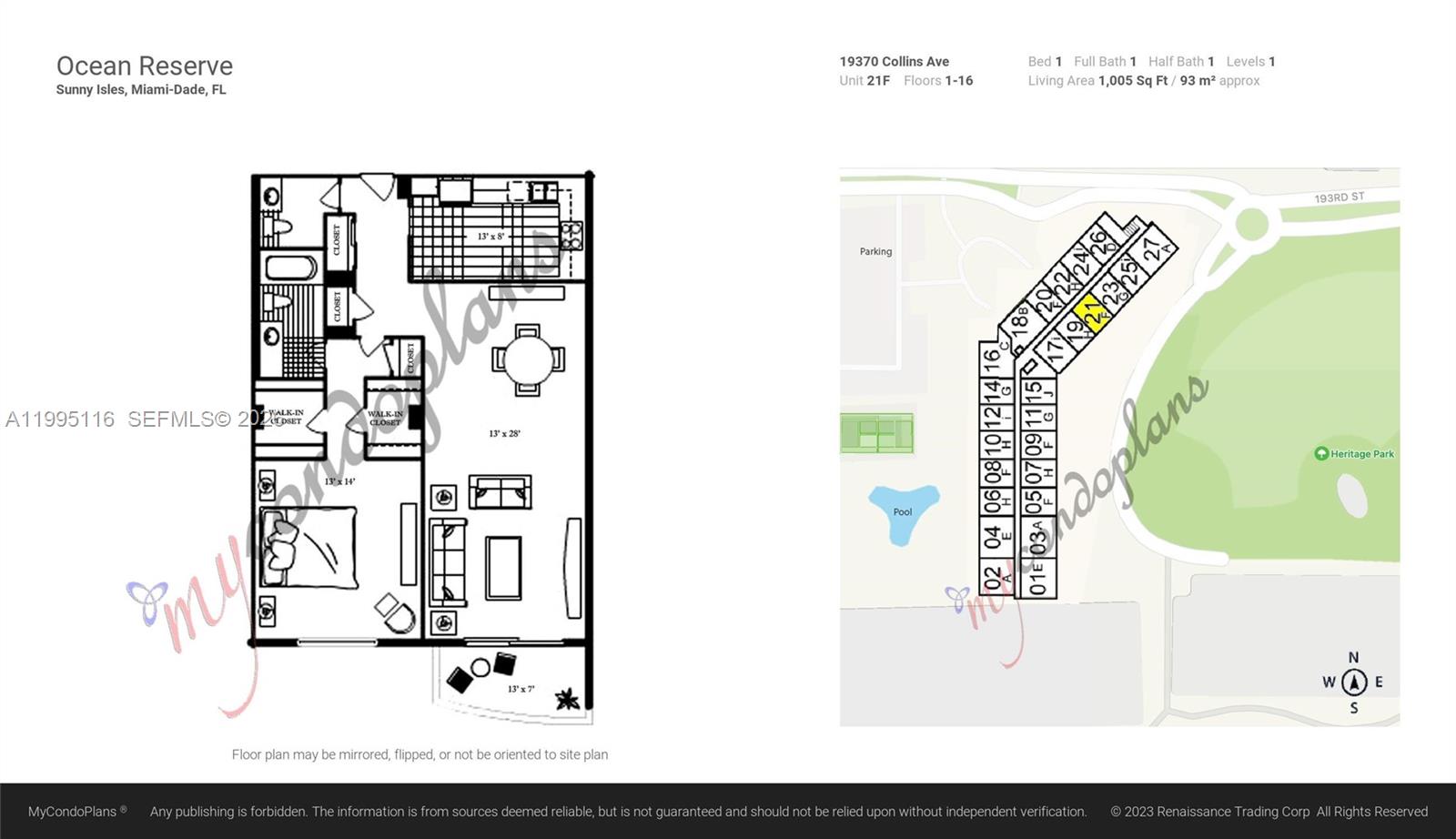 Photo of 19370 Collins Ave  #1121, Sunny Isles Beach, Florida, 33160 - 