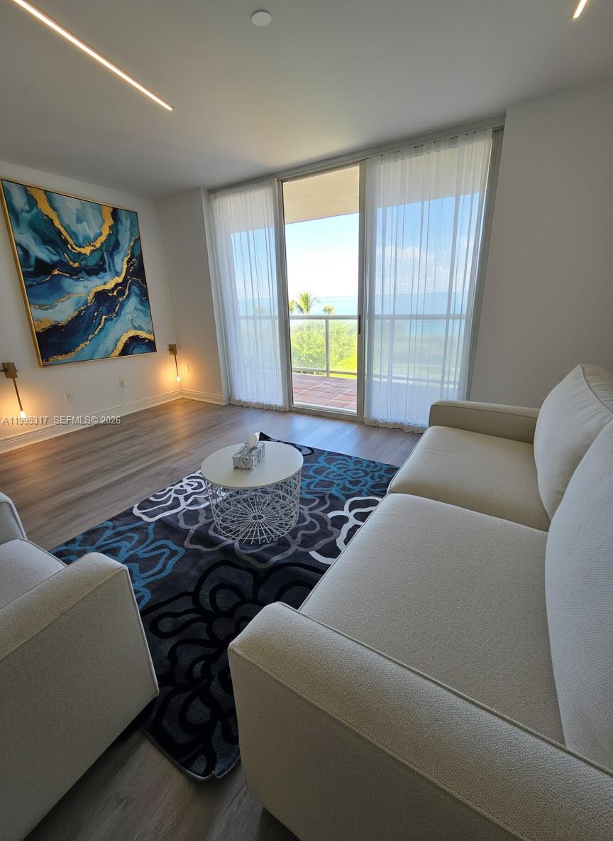 Photo of 8855 Collins Ave. Oceanfront direct #4C, Surfside, Florida, 33154 - Living room staged