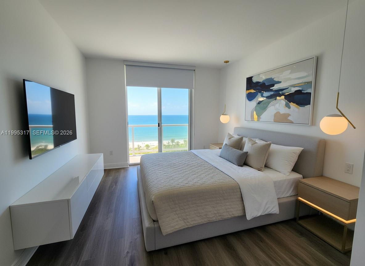 Photo of 8855 Collins Ave. Oceanfront direct #4C, Surfside, Florida, 33154 - virtual primary bedroom