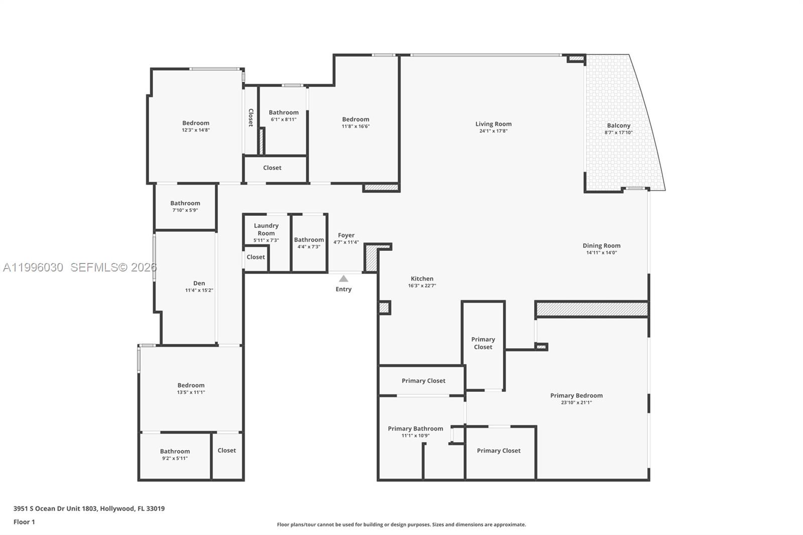 Photo of 3951 Ocean Dr  #1803, Hollywood, Florida, 33019 - 