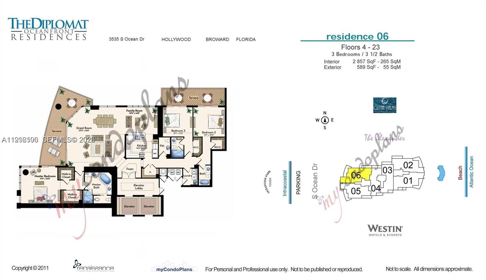 Photo of 3535 Ocean Dr  #1006, Hollywood, Florida, 33019 - 