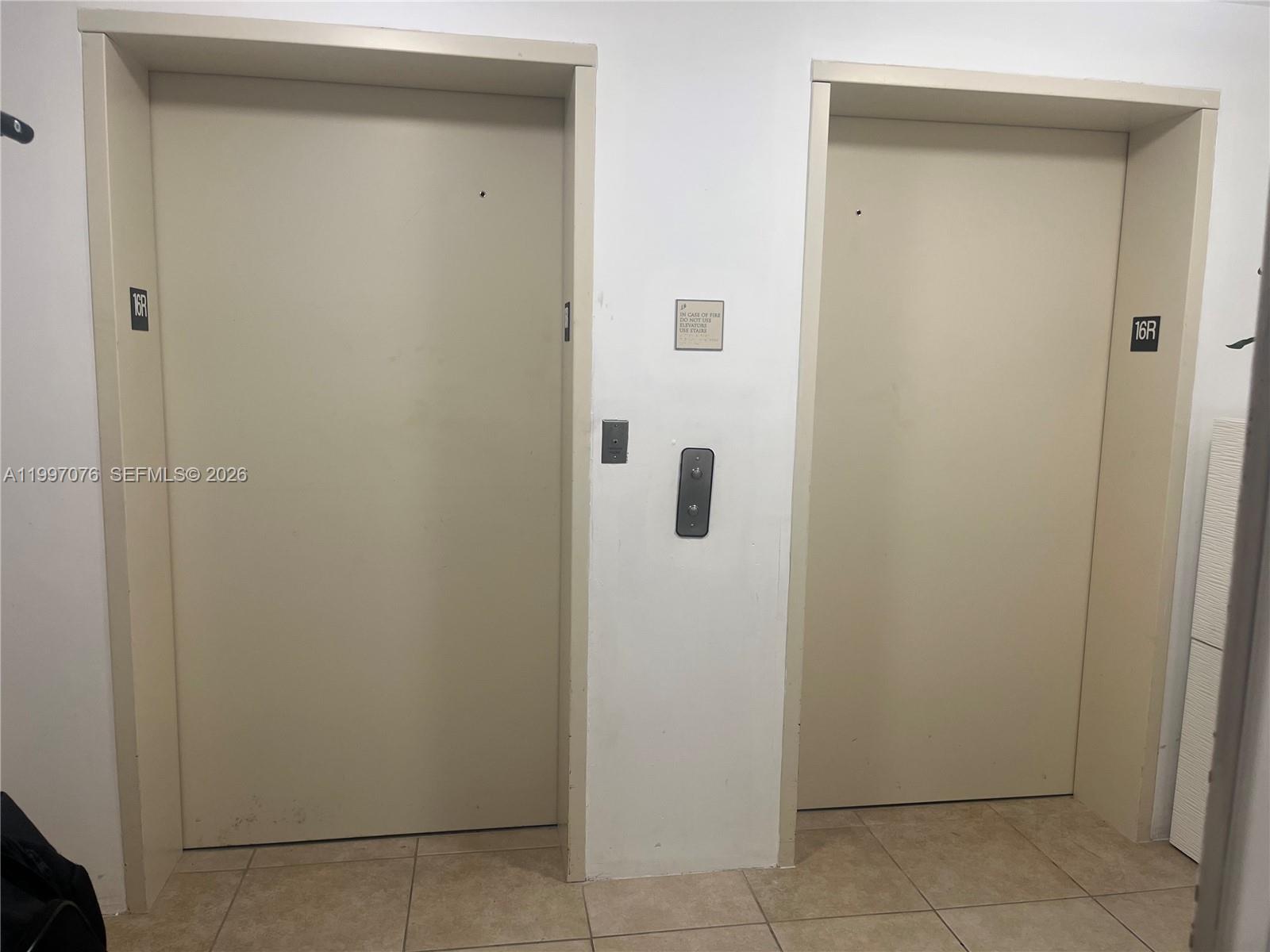 Photo of 3330 190th St  #1615, Aventura, Florida, 33180 - Private elevator lobby