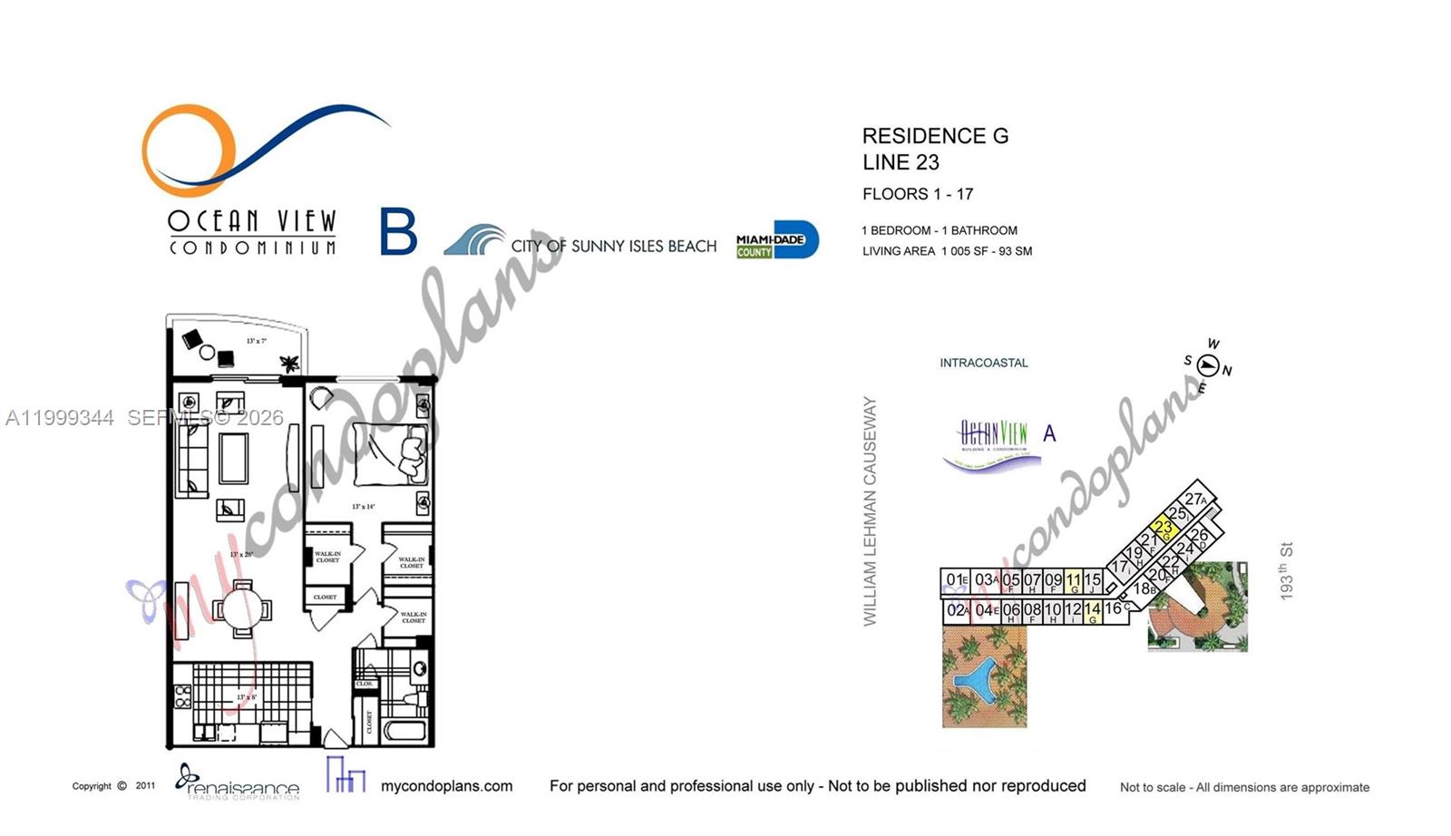 Photo of 19380 Collins Ave #1523, Sunny Isles Beach, Florida, 33160 -