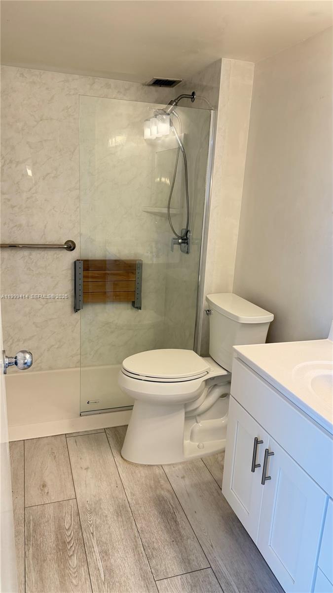 Photo of 1880 Ocean Dr  #TS706, Hallandale Beach, Florida, 33009 - Primary bathroom with walk in shower