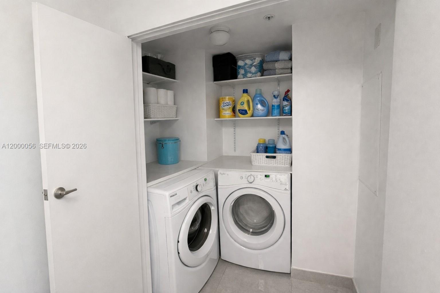 Photo of 17301 Biscayne Blvd  #308, North Miami Beach, Florida, 33160 - Laundry located by the kitchen