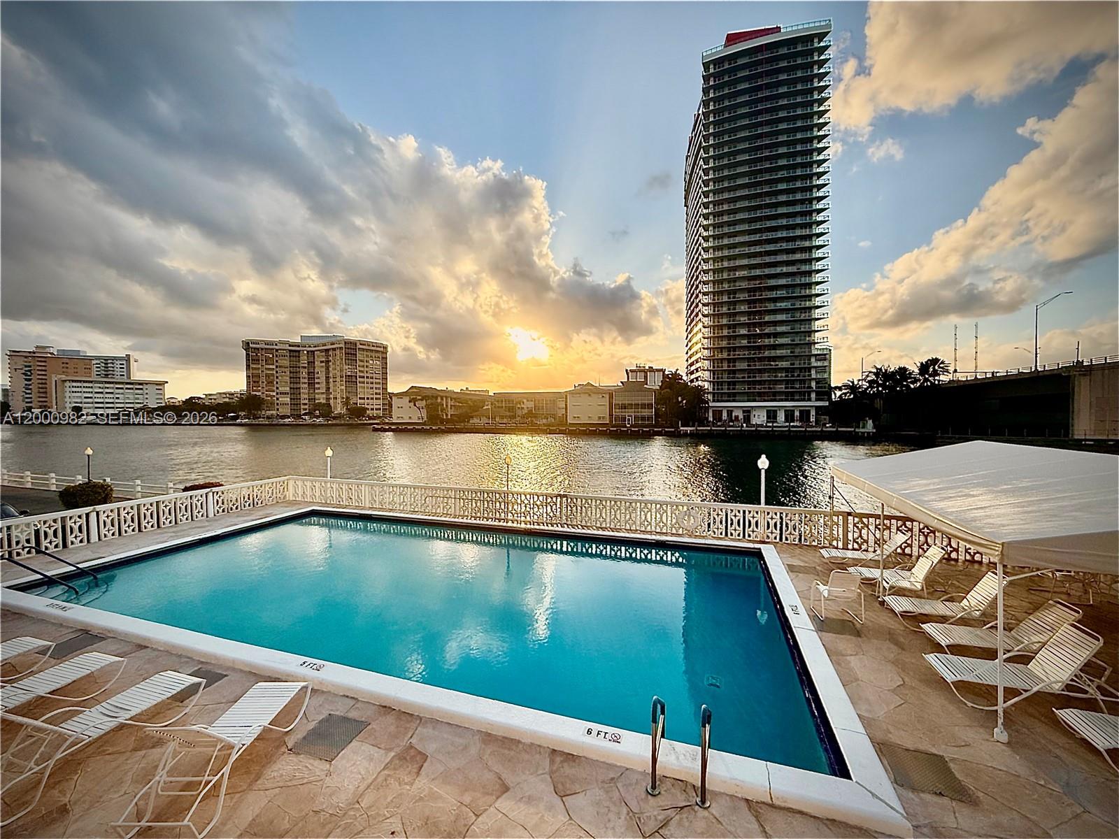 Photo of 1825 Ocean Dr #614, Hallandale Beach, Florida, 33009 - Lovely sunset