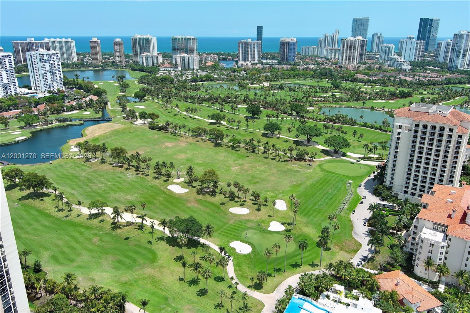 Photo of 20301 Country Club Dr  #PH24, Aventura, Florida, 33180 - Stunning Skyline views from a penthouse-level overlooking the golf course.
