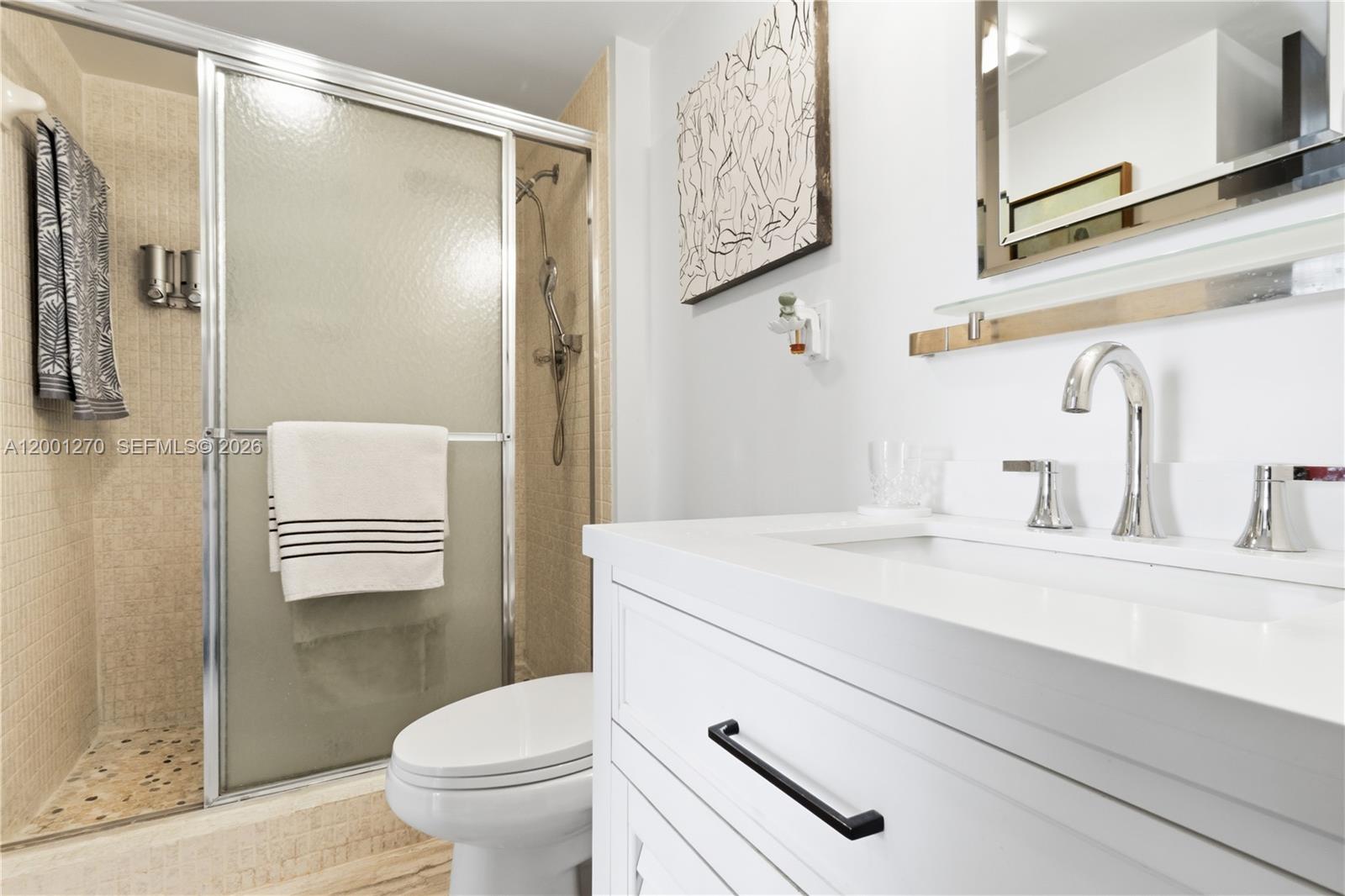 Photo of 20301 Country Club Dr  #PH24, Aventura, Florida, 33180 - Clean,well-maintained bathroom with stylish finishes.