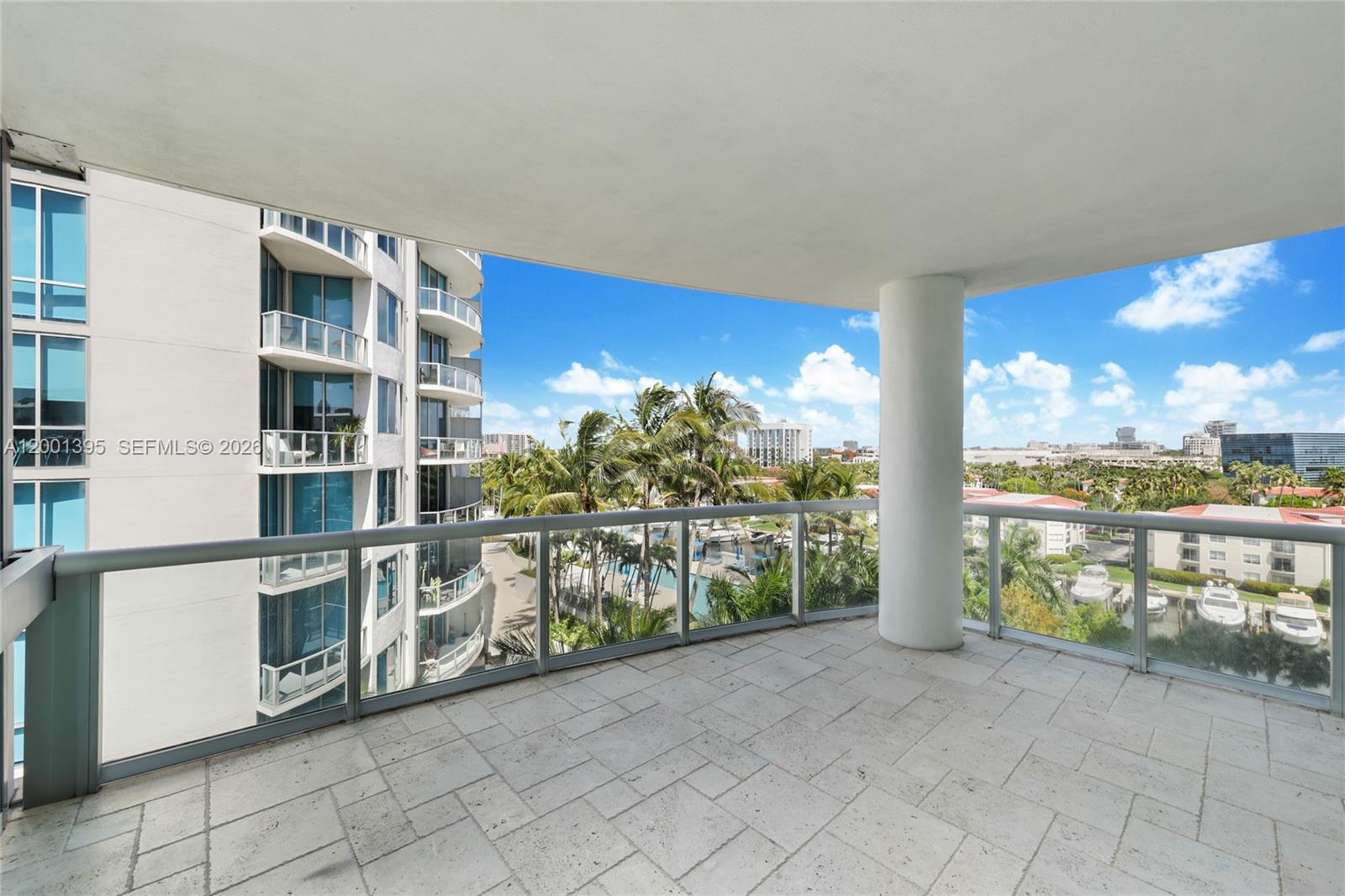 Photo of 3131 188th St  #1-808, Aventura, Florida, 33180 - Terrace facing marinas and Amenities